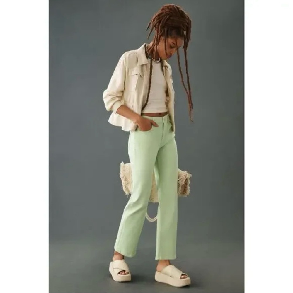 ANTHROPOLOGIE x Pilcro The Yaya Mid-Rise Crop Flare